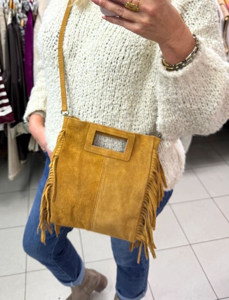 Sac en cuir Luciano camel