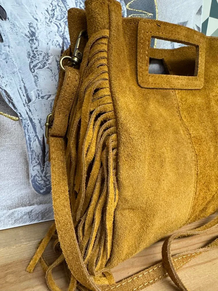 Sac en cuir Luciano camel