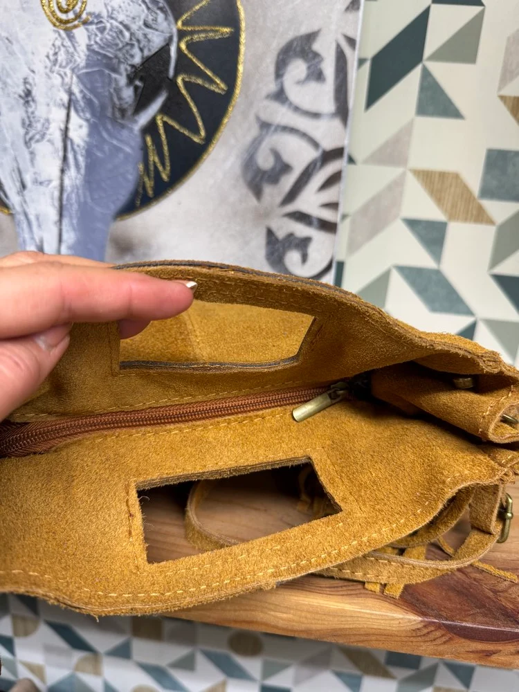 Sac en cuir Luciano camel