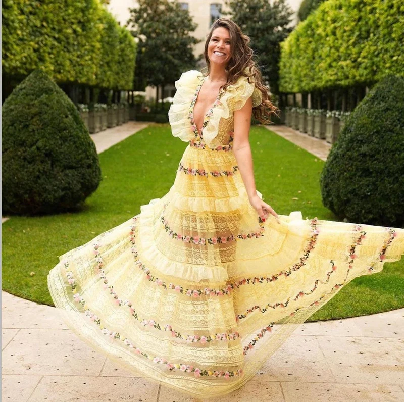 Robe Venezia jaune