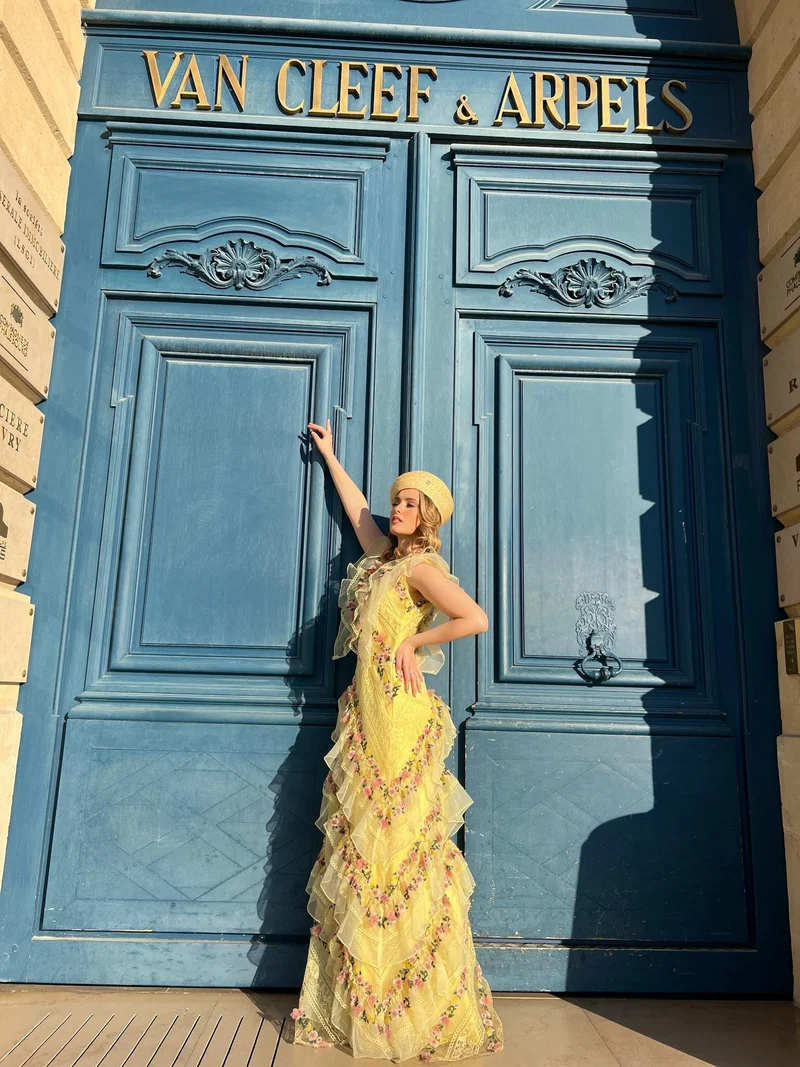 Robe Venezia jaune