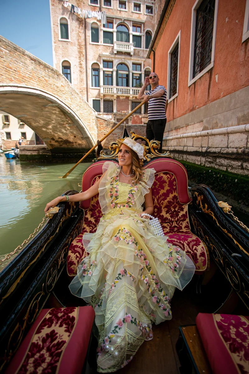 Robe Venezia jaune
