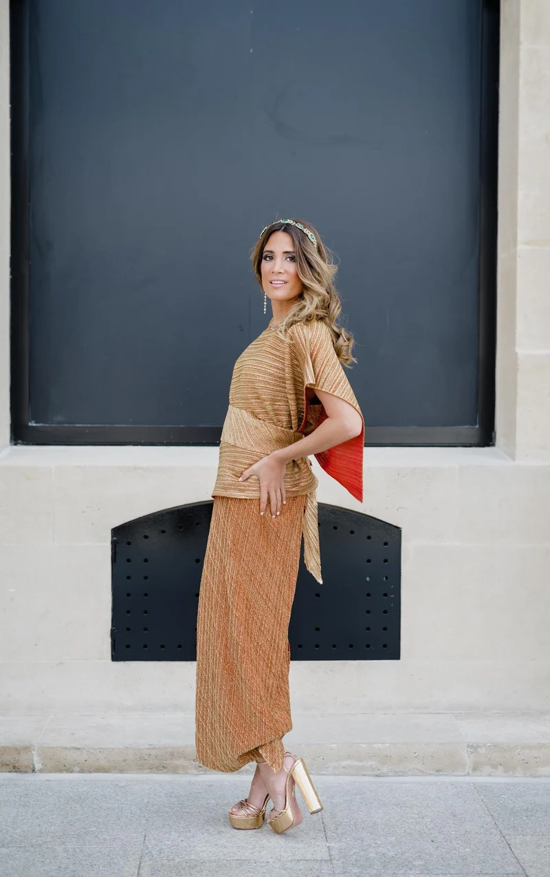 Robe Séoul dorée