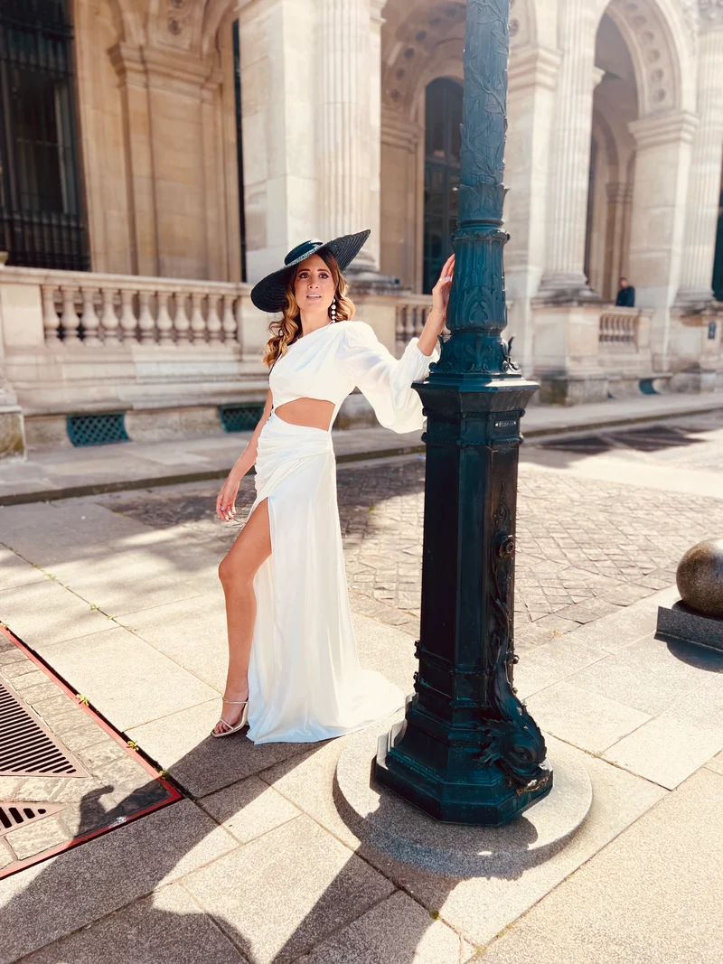 Robe Athena blanche