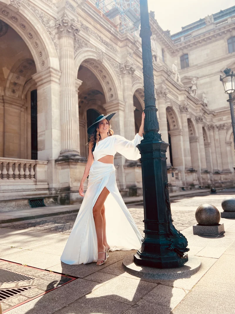 Robe Athena blanche
