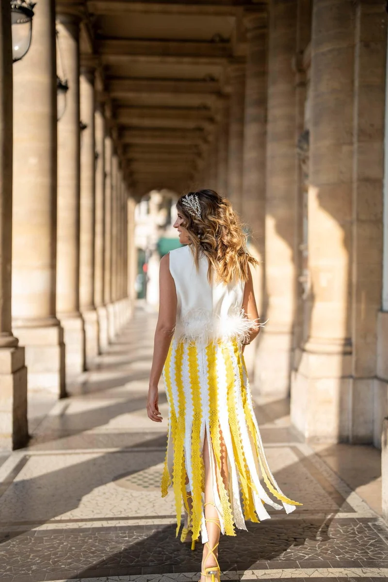 Jupe DIana jaune