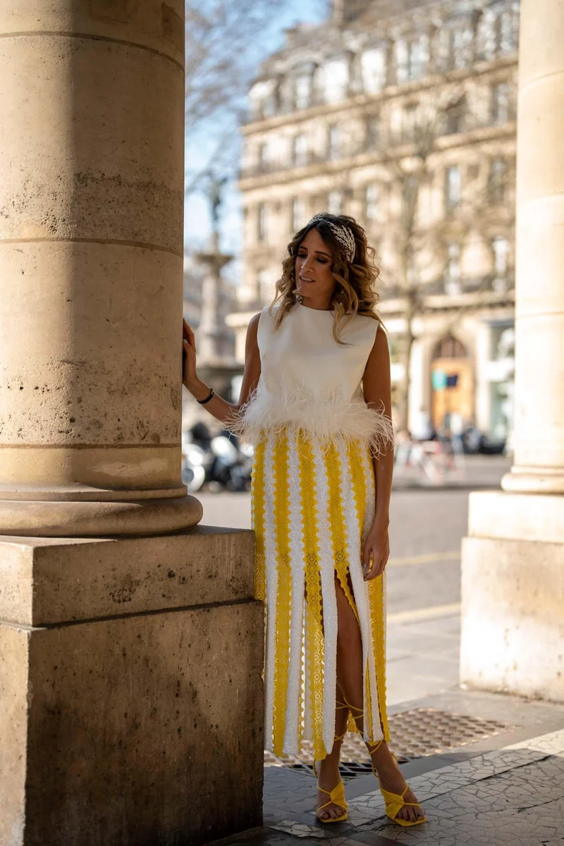 Jupe DIana jaune