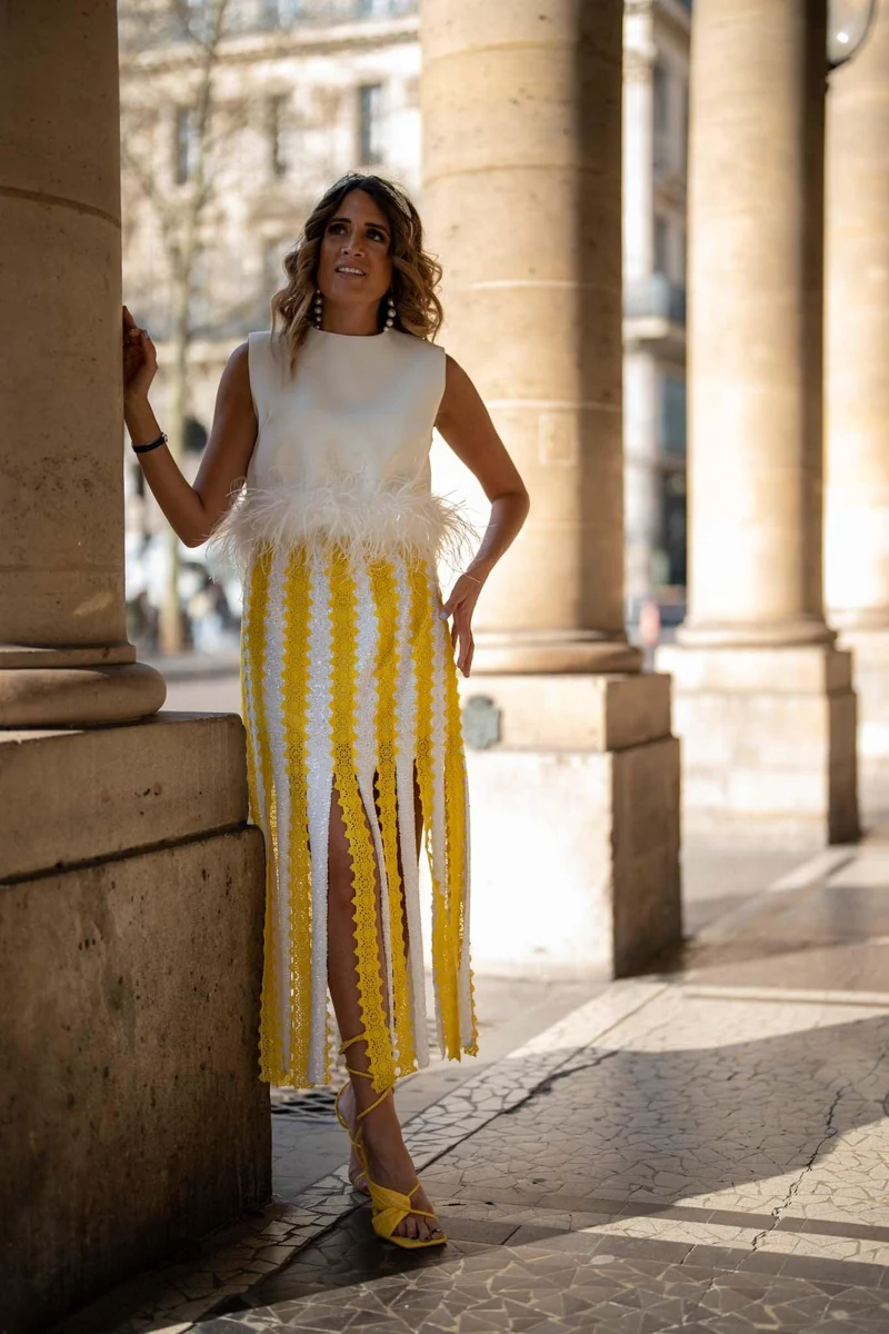 Jupe DIana jaune