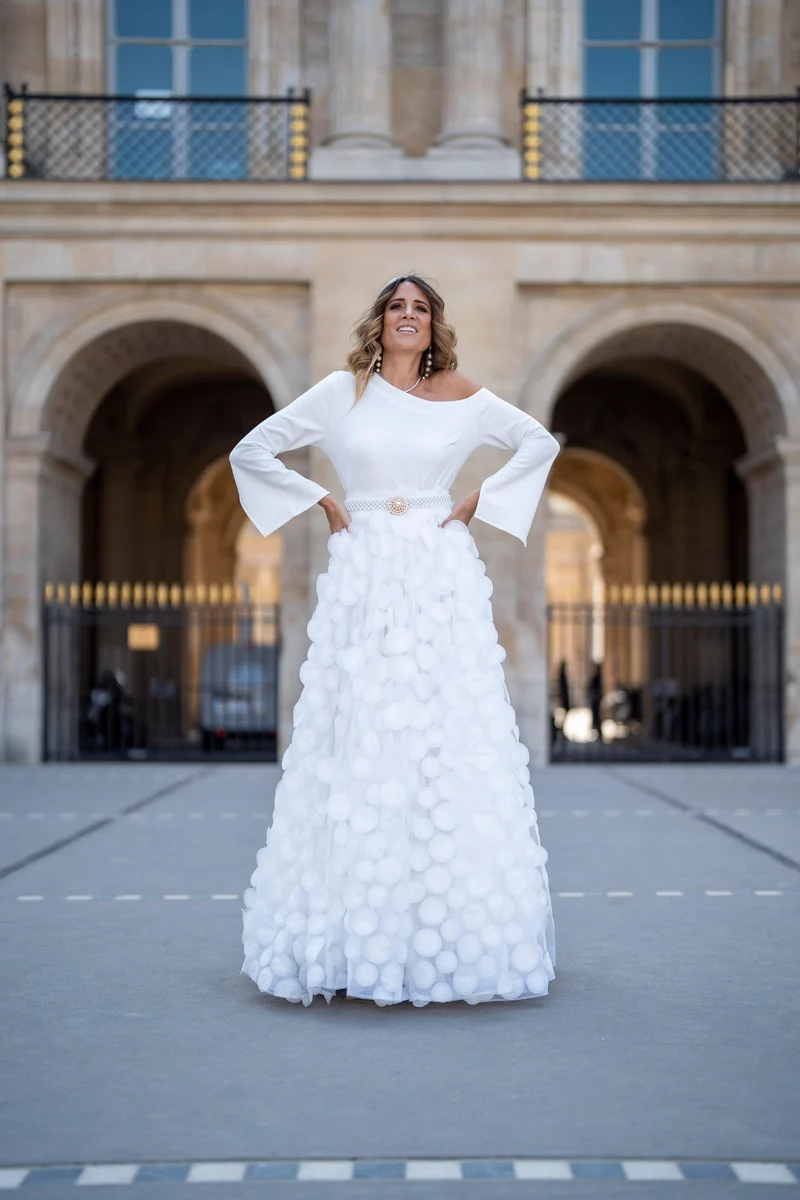Jupe Louise blanche