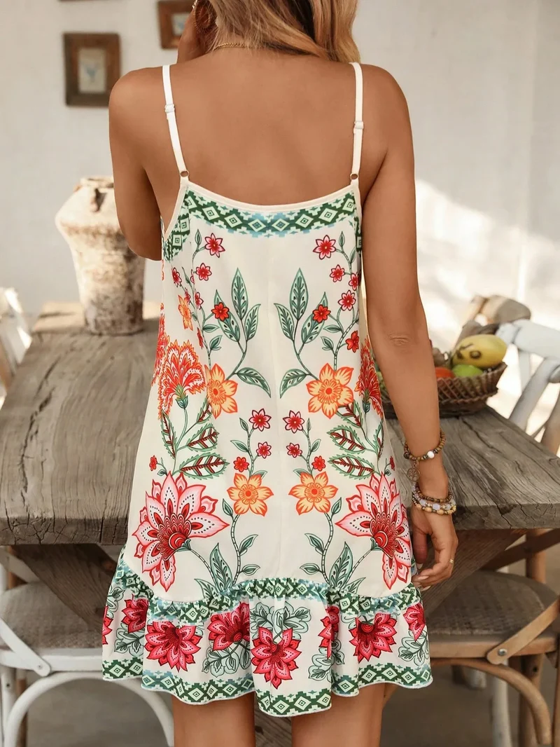 Robe Estivale a Bretelles Violette