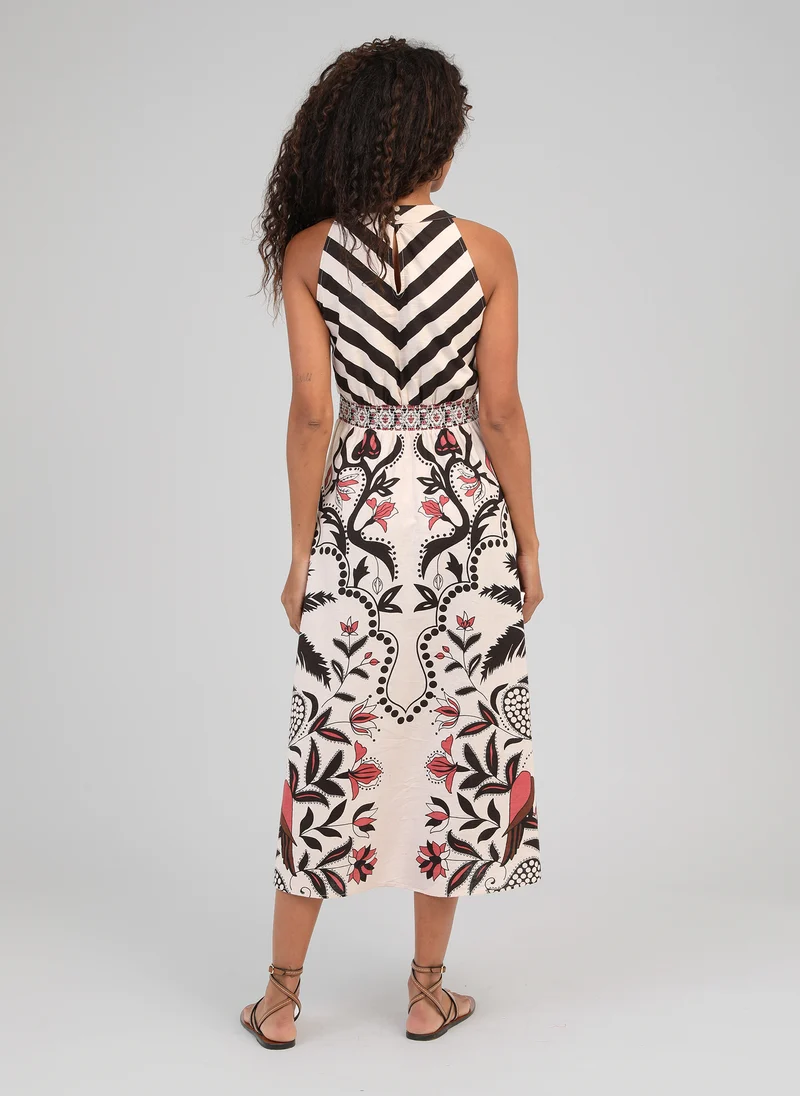 ROBE LONGUE OJANNY tolina ecru