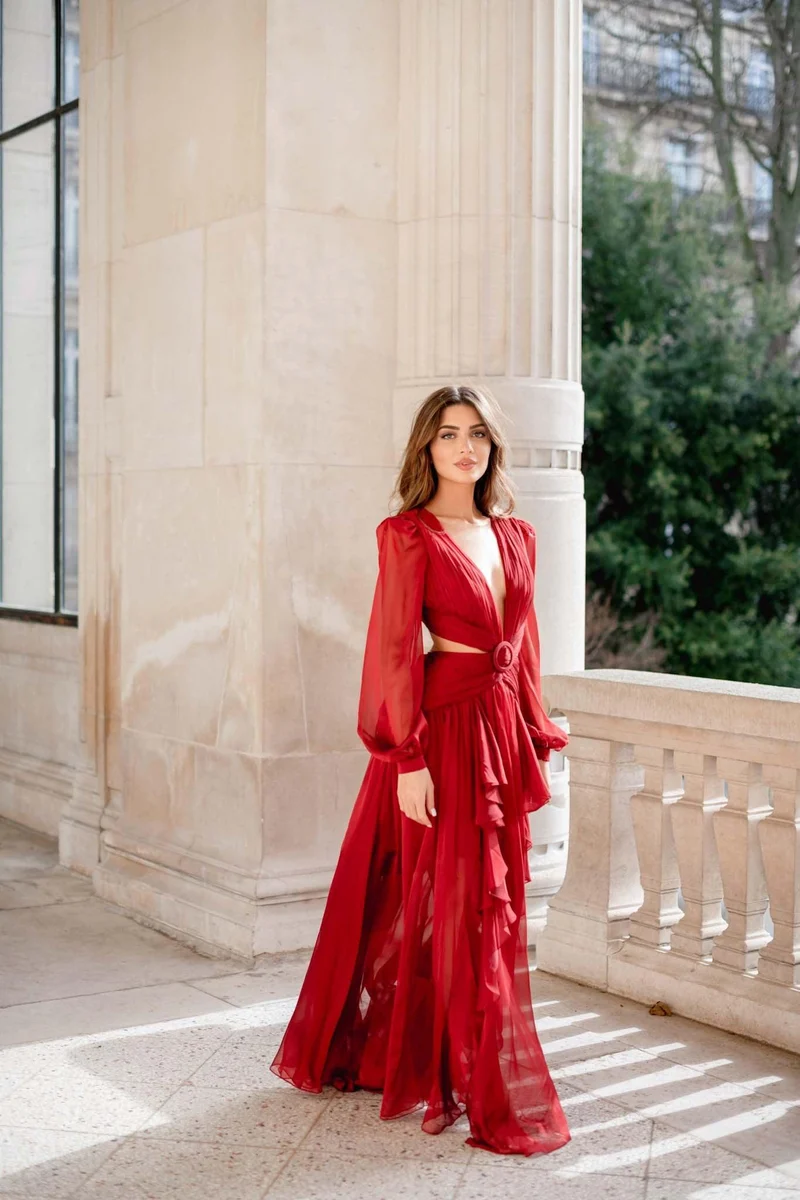 Robe Alila bordeaux
