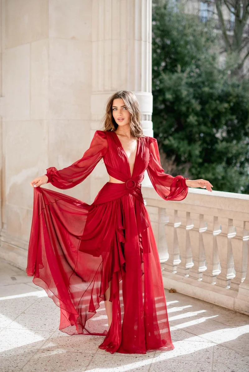 Robe Alila bordeaux