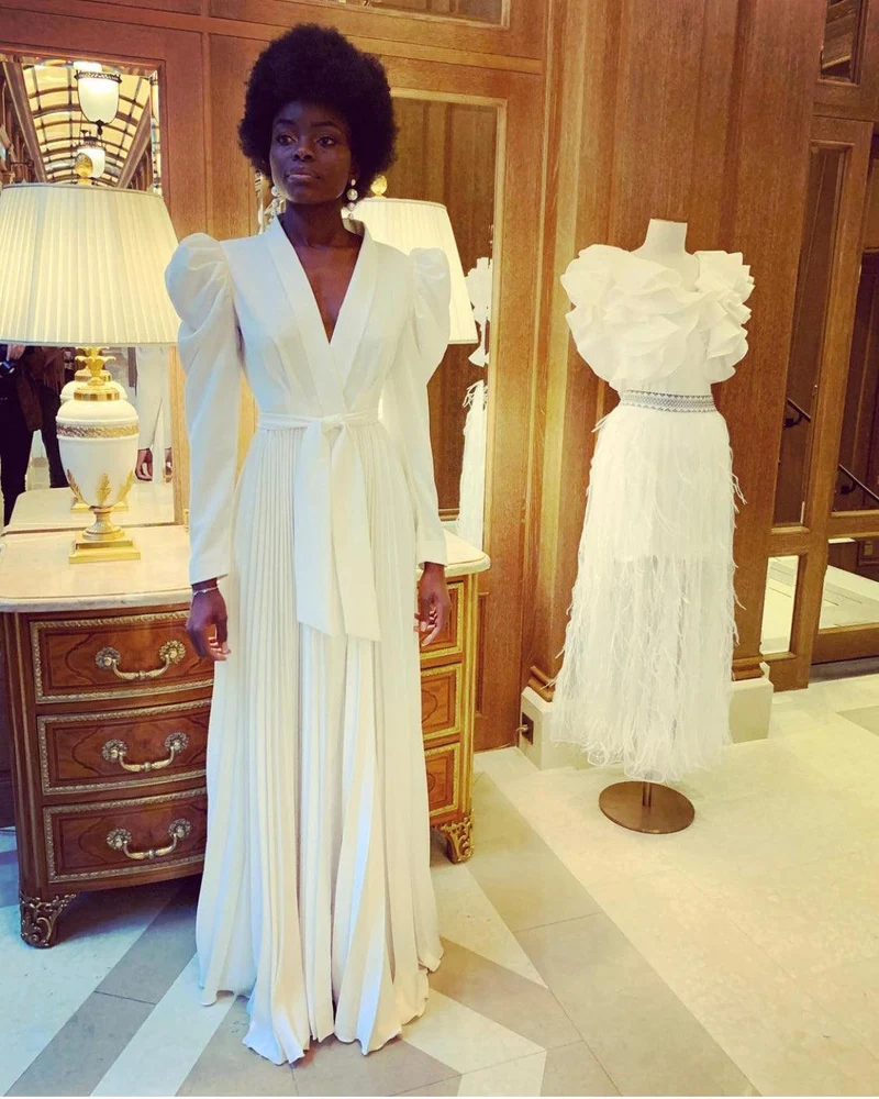 Robe plissée Armelle