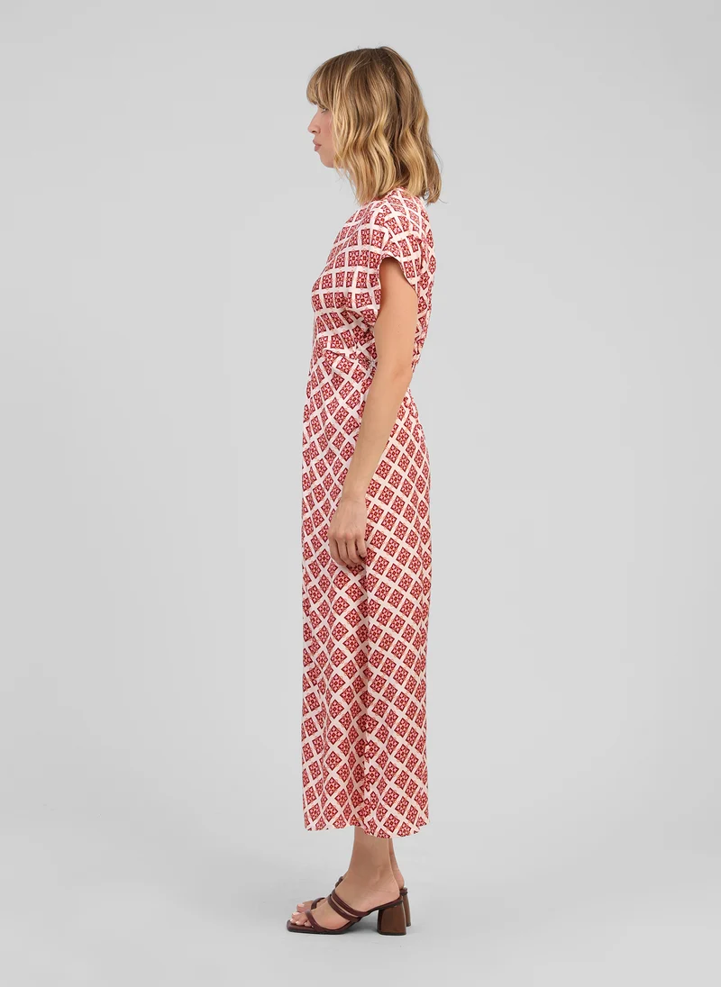 ROBE MIDI MAURANE pirimini ecru