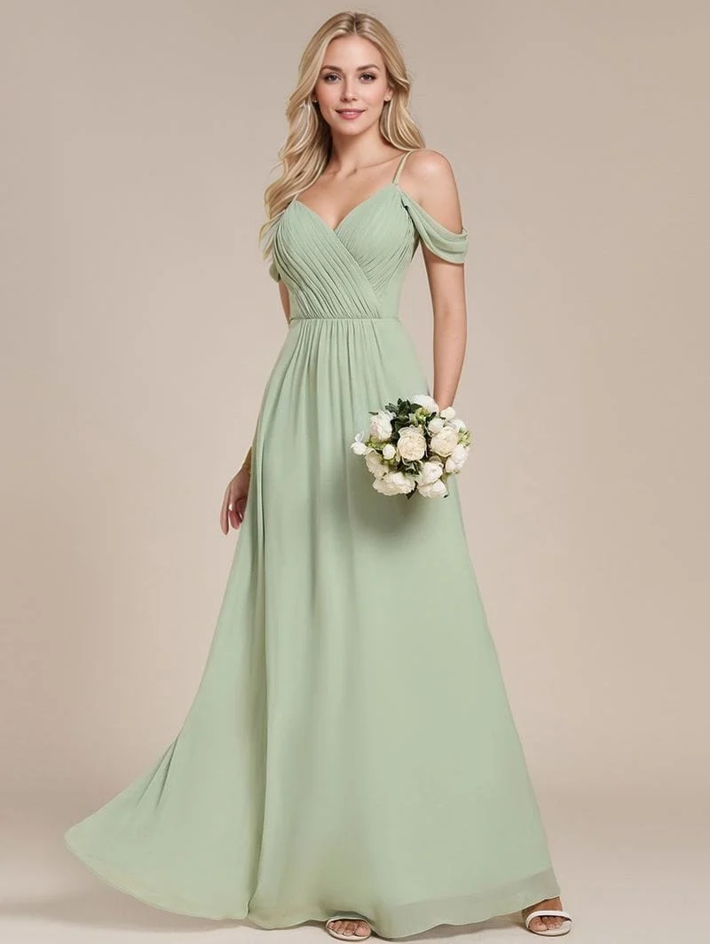 Robe demoiselle d'honneur longue dos nu
