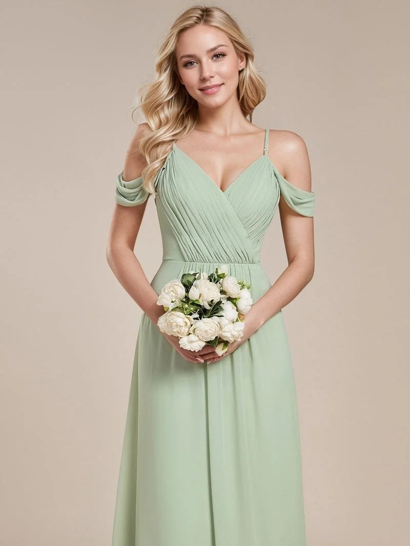 Robe demoiselle d'honneur longue dos nu