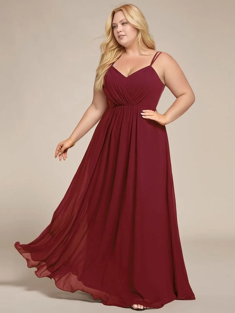 Robe demoiselle d'honneur plus size dos nu