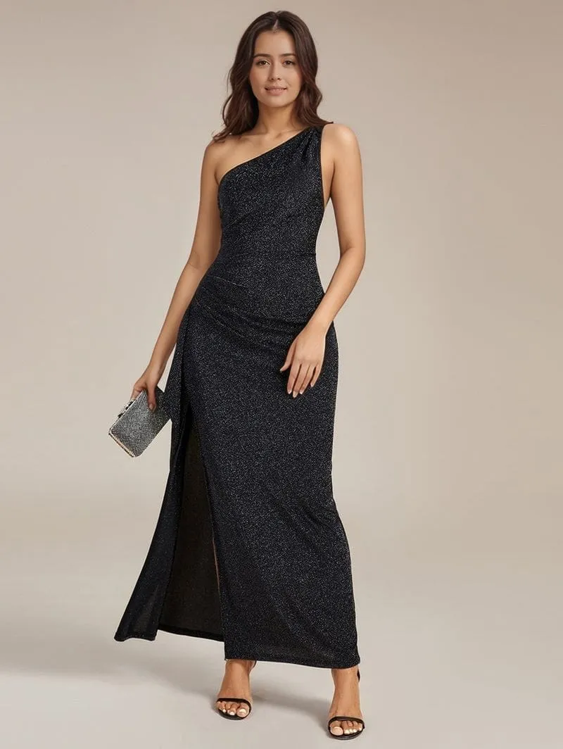 Robe de soirée dos nu moulante scintillante