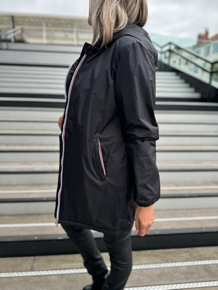 Veste fourrée Laura noir