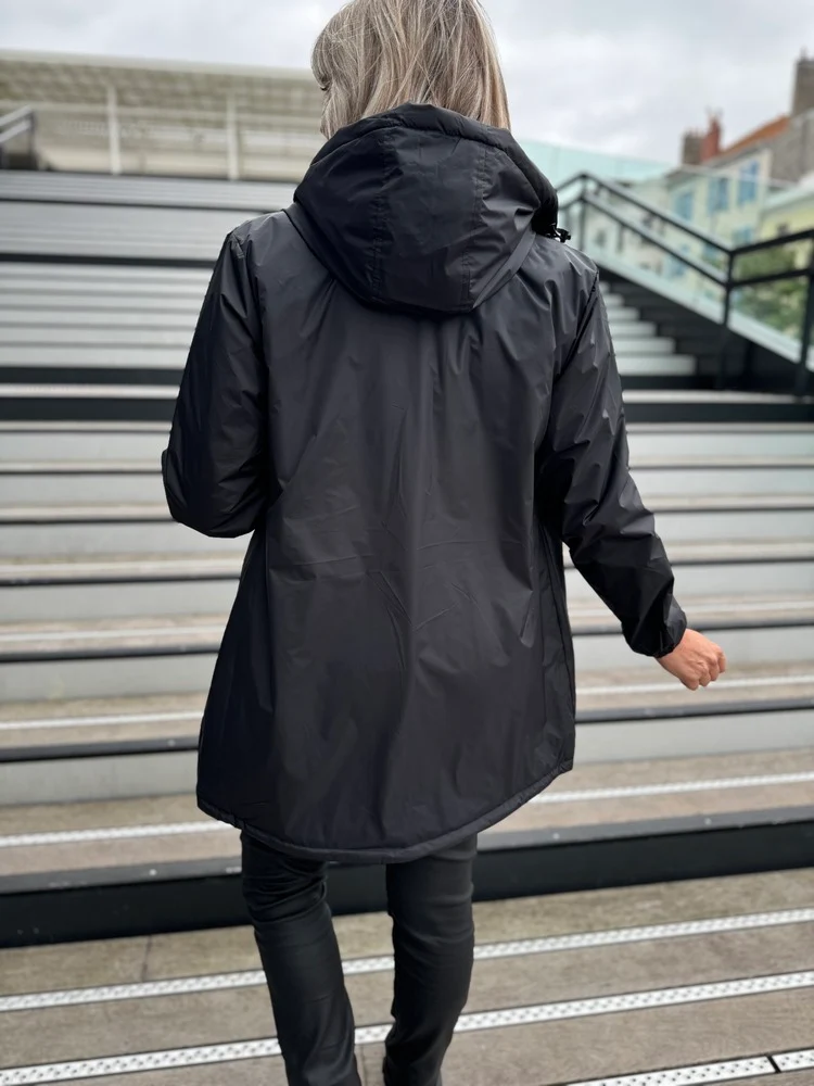 Veste fourrée Laura noir
