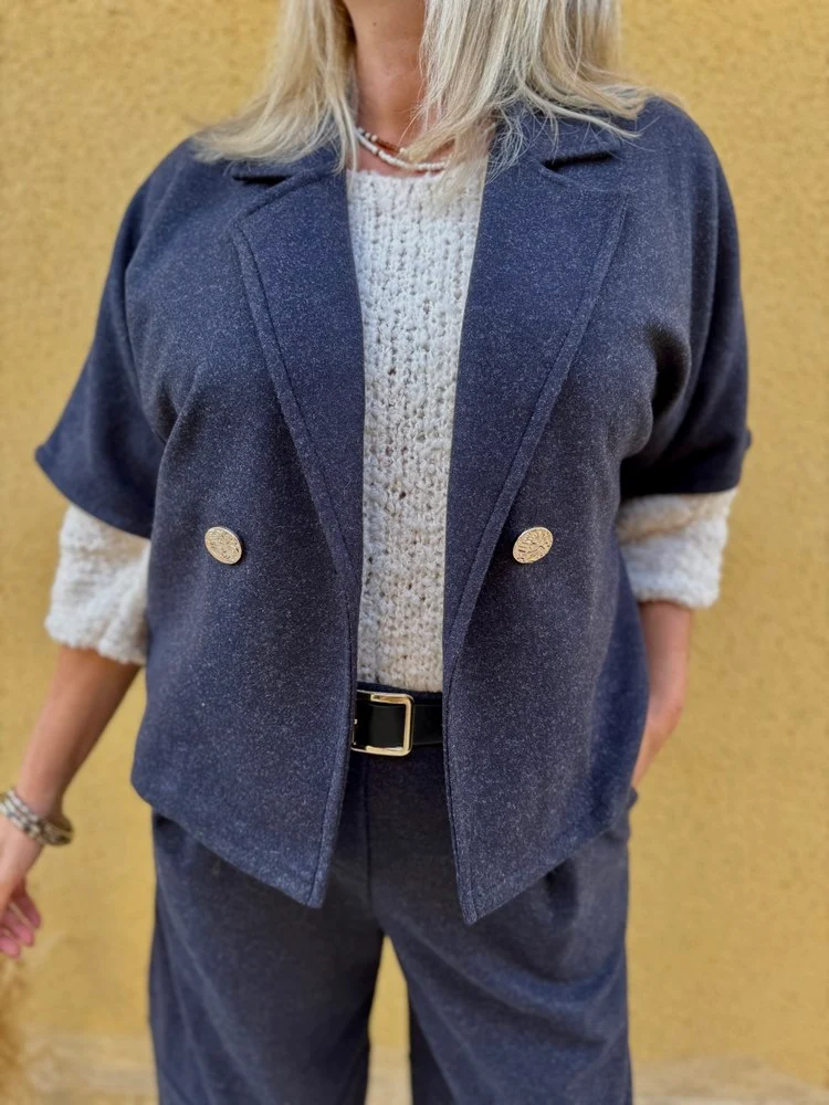 Veste Magda bleu marine