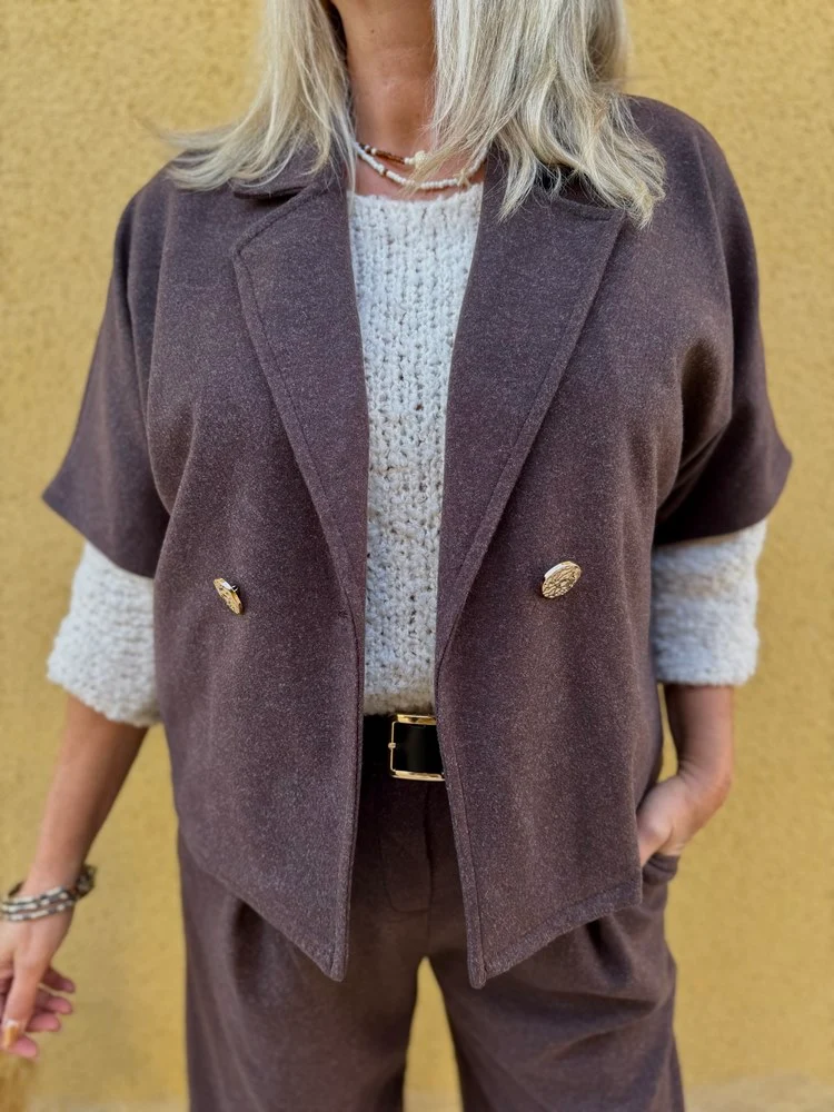 Veste Magda chocolat