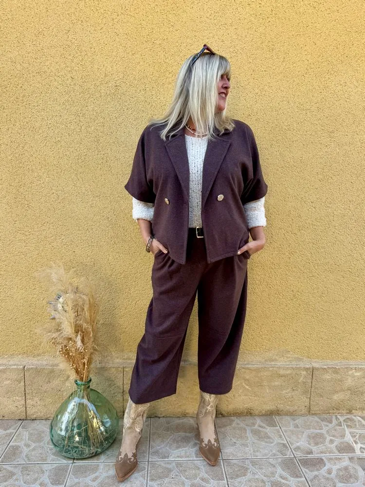 Veste Magda chocolat