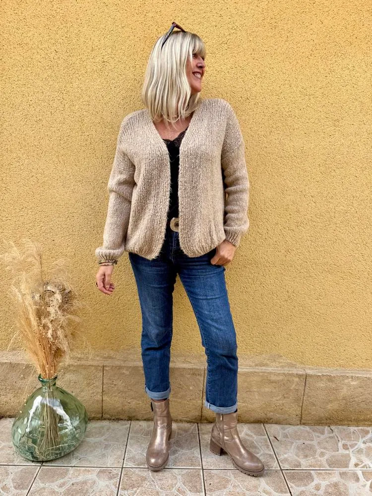 Gilet Renato camel clair