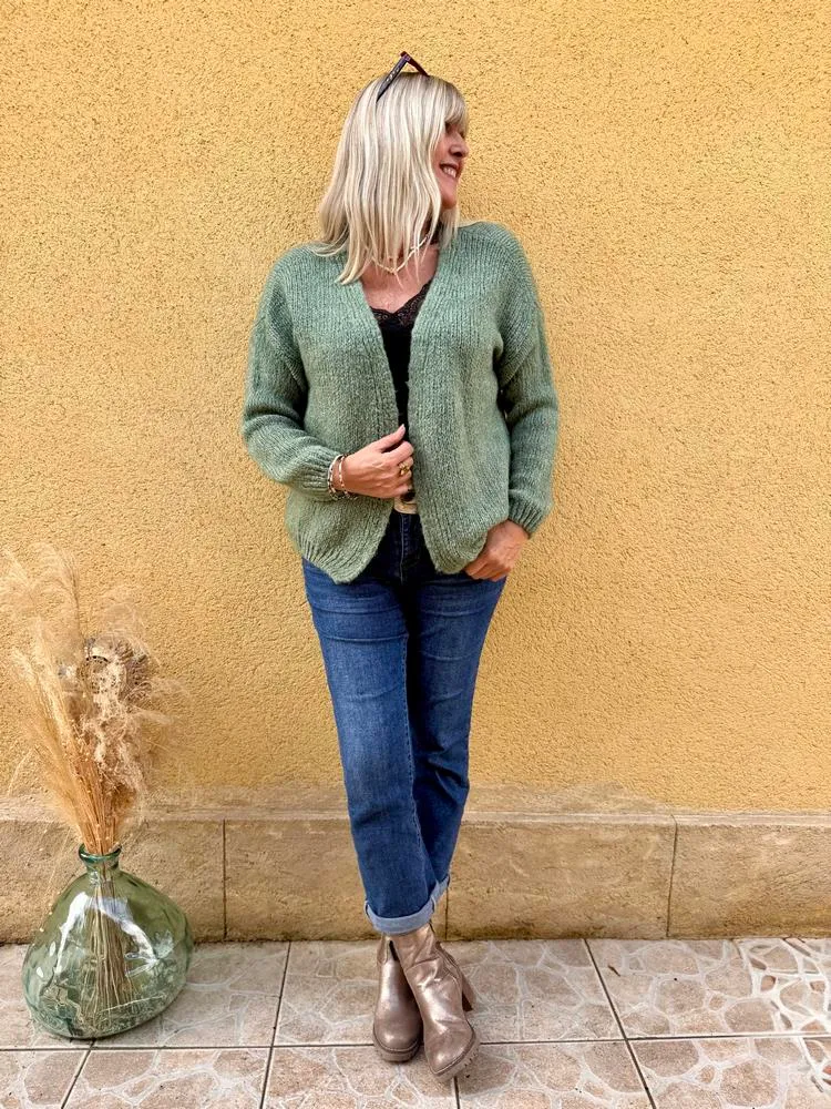Gilet Renato vert sauge