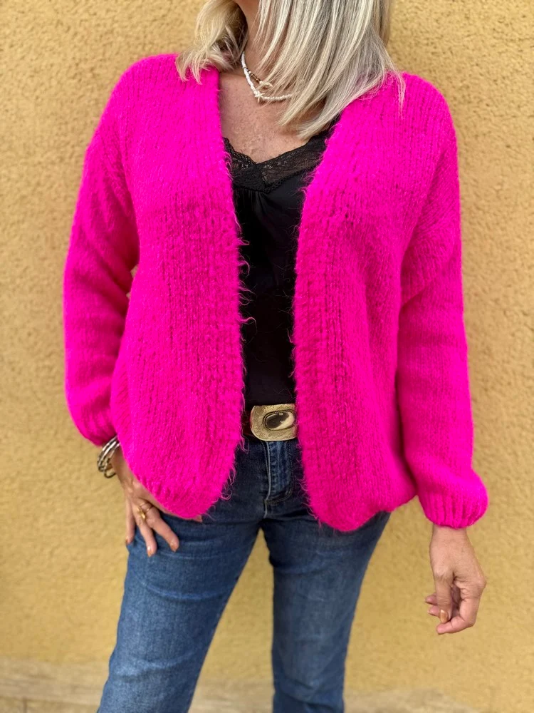 Gilet Renato fuchsia