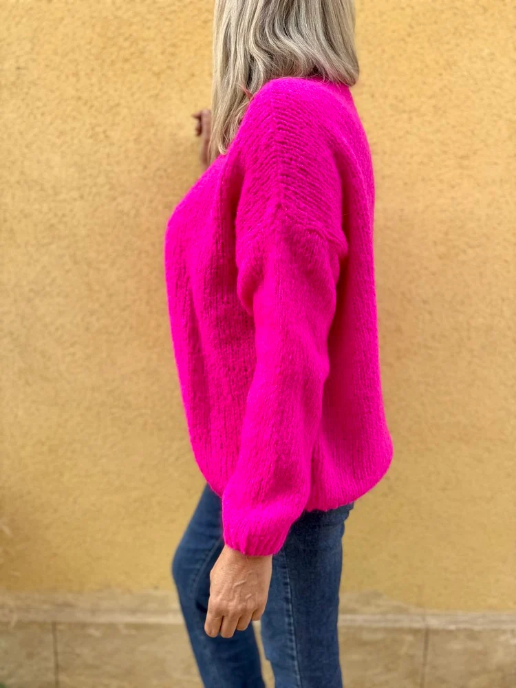 Gilet Renato fuchsia