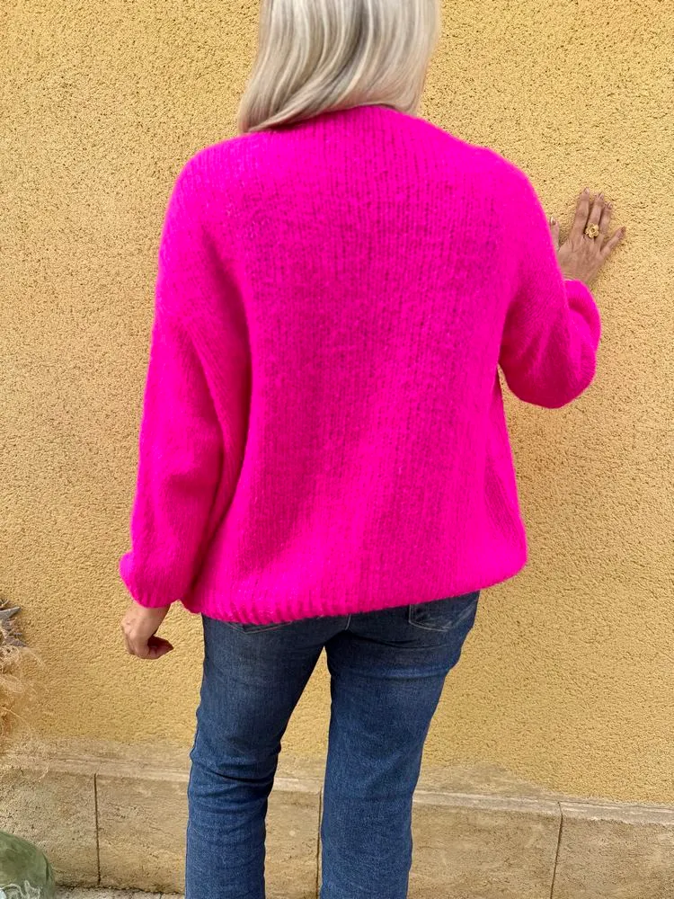 Gilet Renato fuchsia