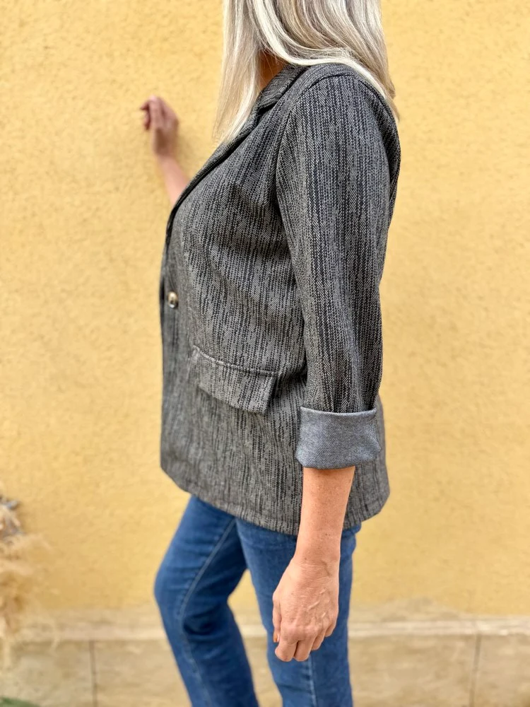 Veste blazer Ariana gris