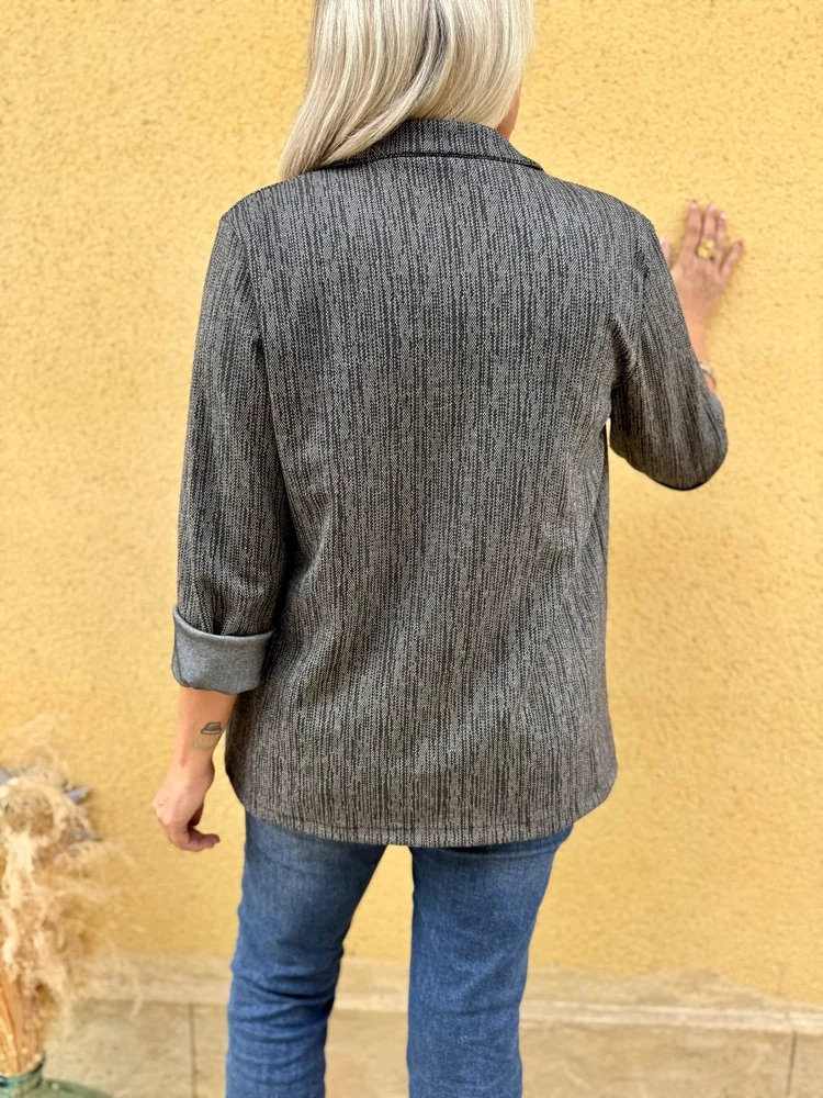 Veste blazer Ariana gris