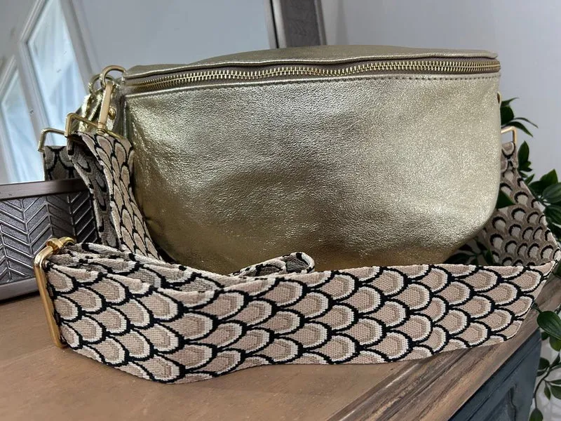 Bandoulière de sac Sofia beige