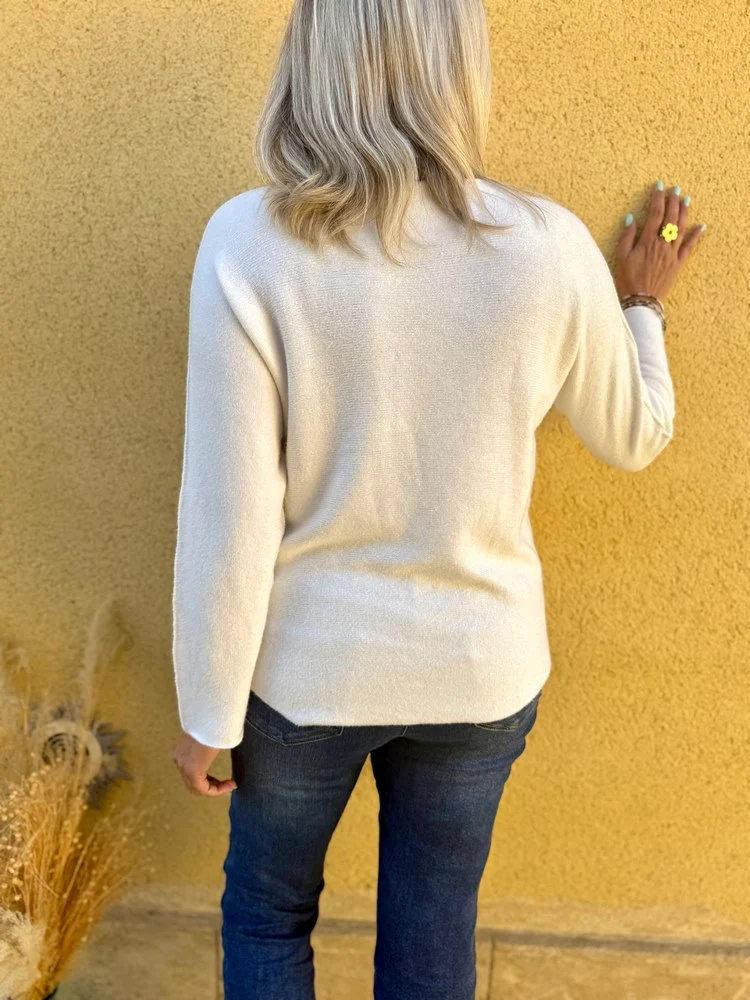 Pull Marino blanc/ivoire