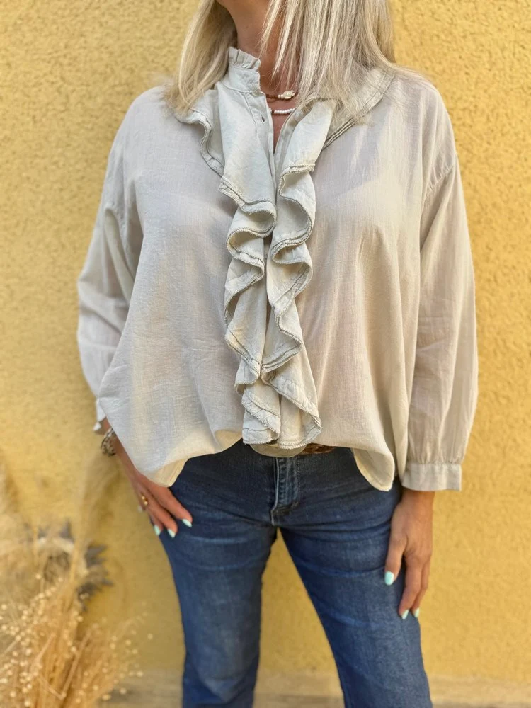 Chemise Alina beige