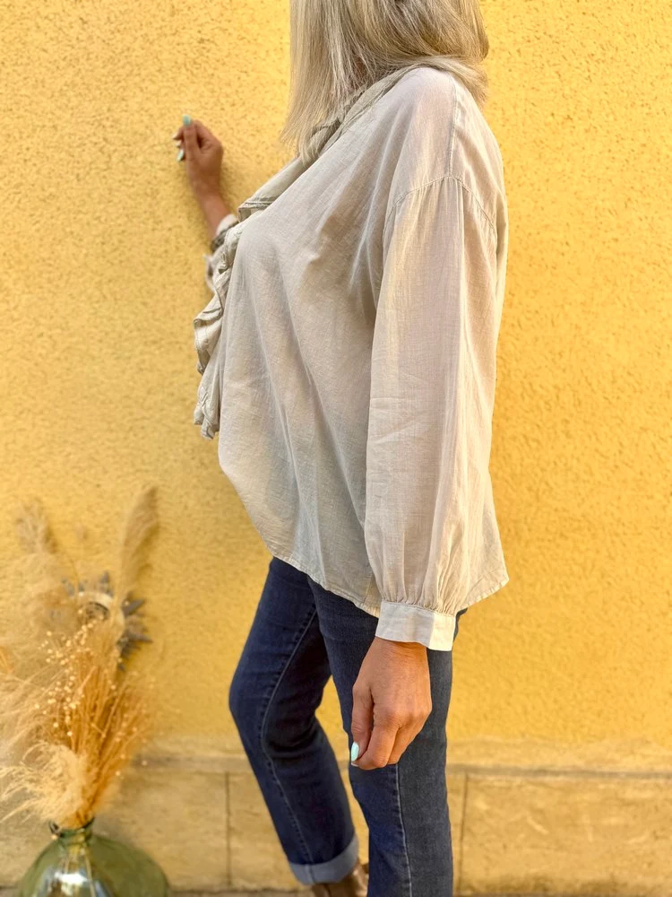 Chemise Alina beige