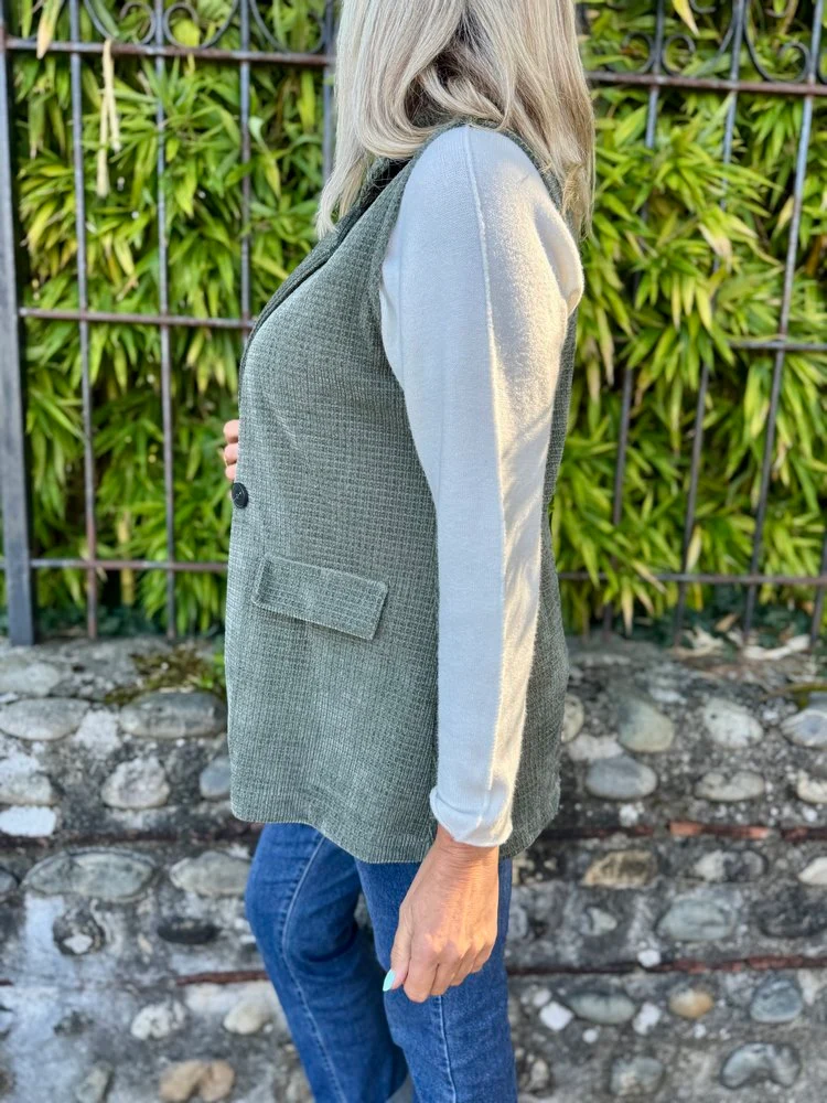 Veste sans manches Carolina kaki