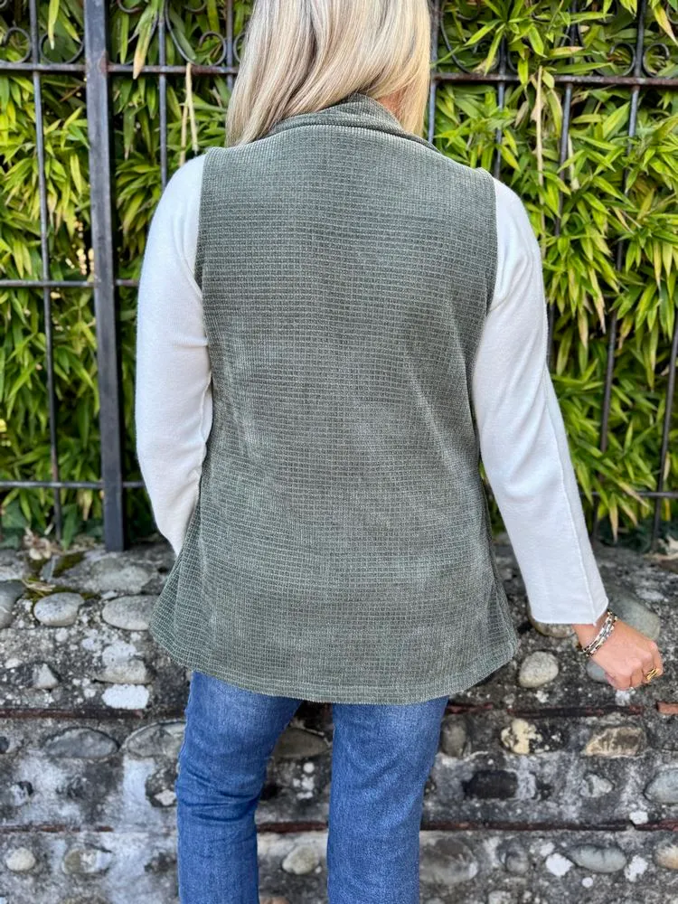 Veste sans manches Carolina kaki