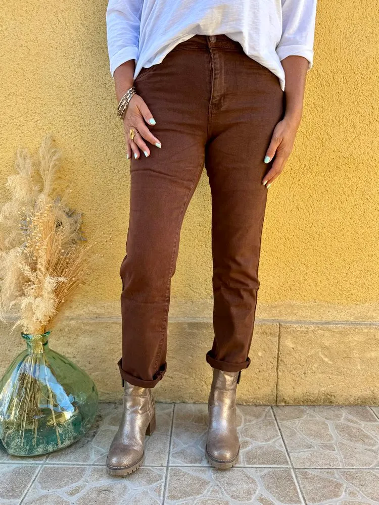 Pantalon Noah chocolat