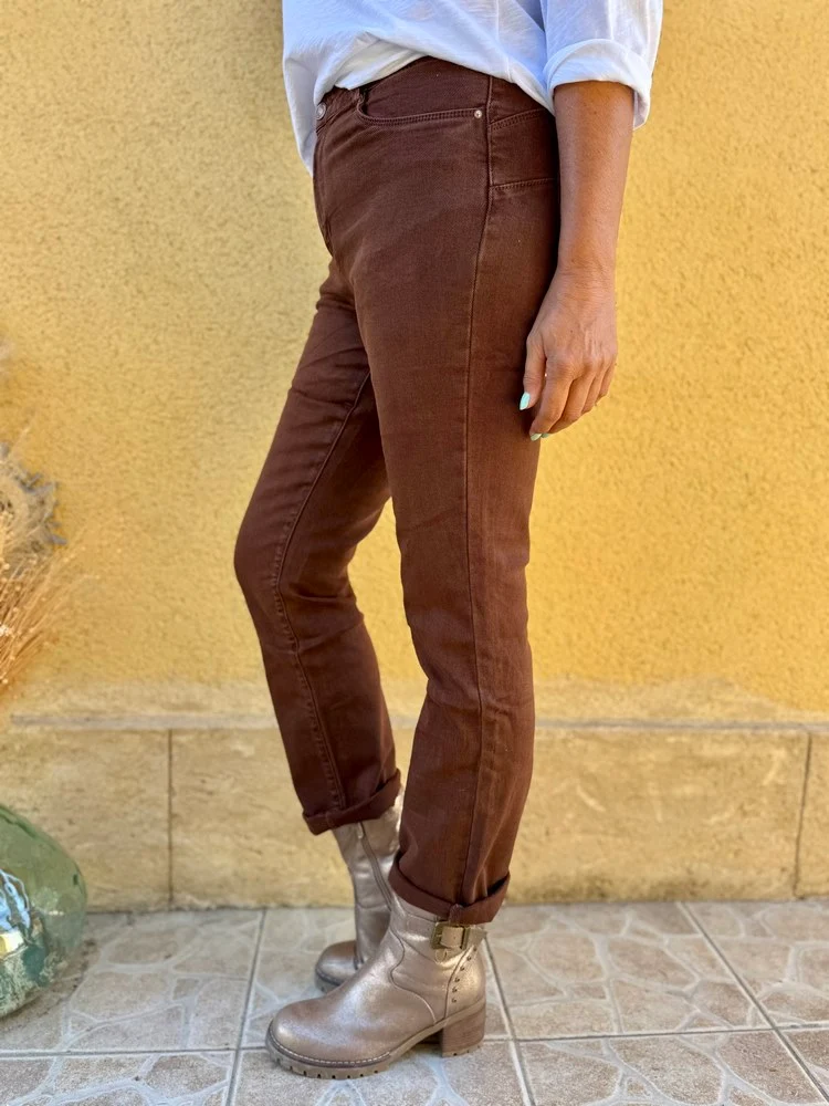 Pantalon Noah chocolat