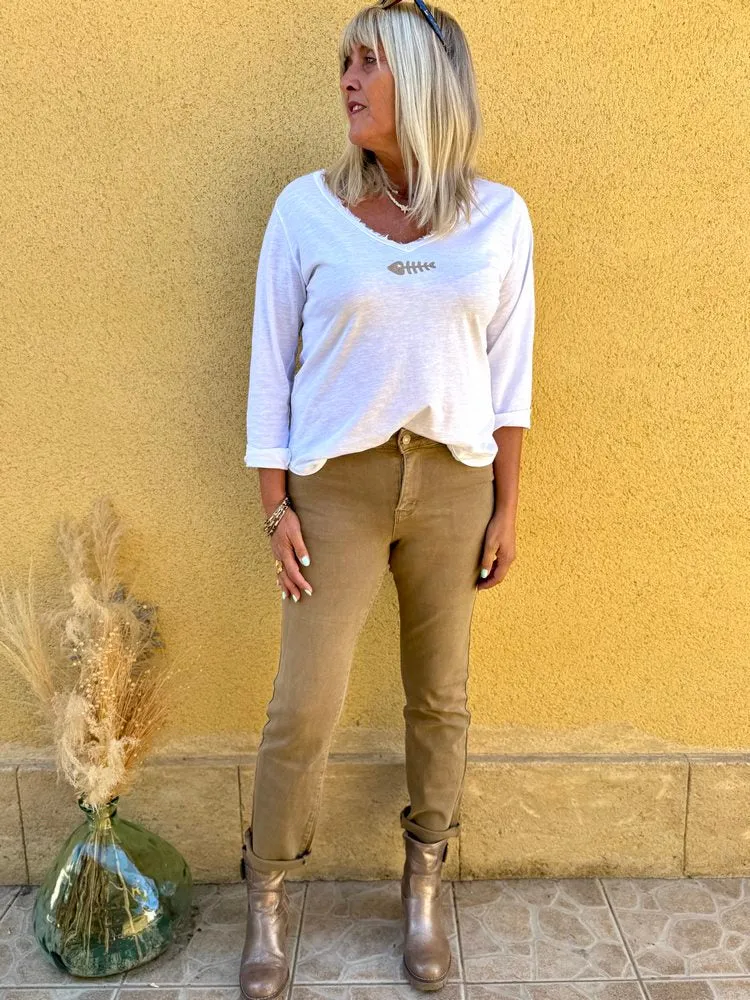 Pantalon Noah camel