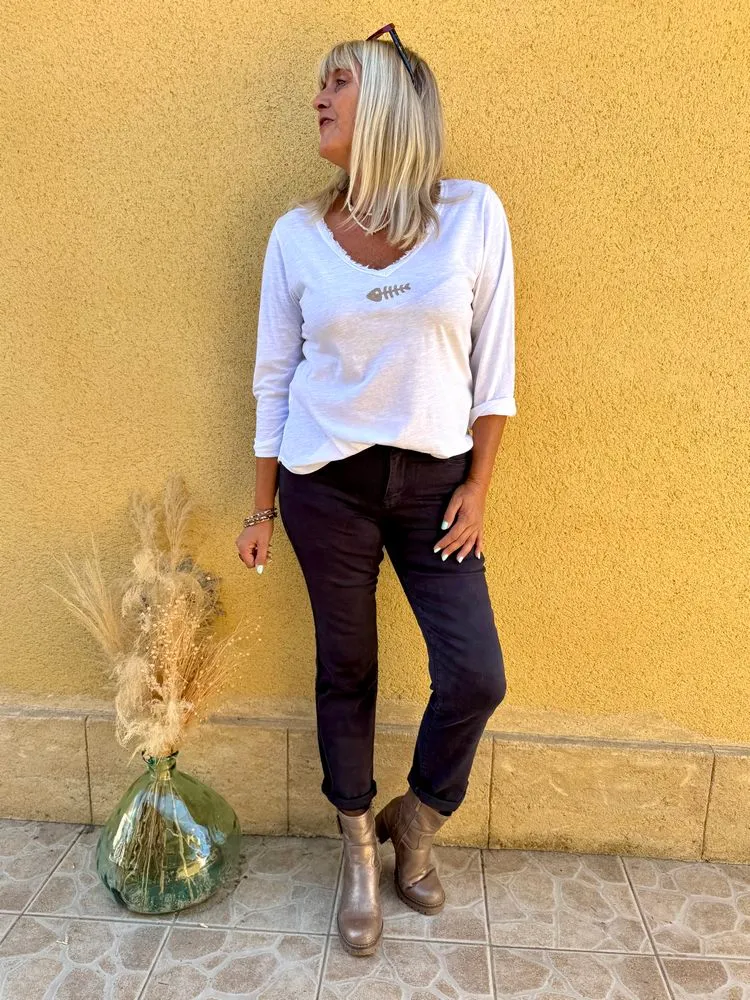 Pantalon Noah bleu gris