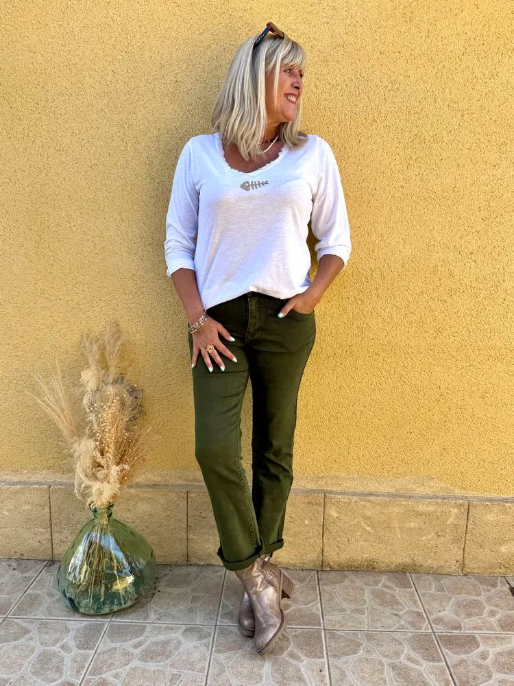 Pantalon Noah kaki