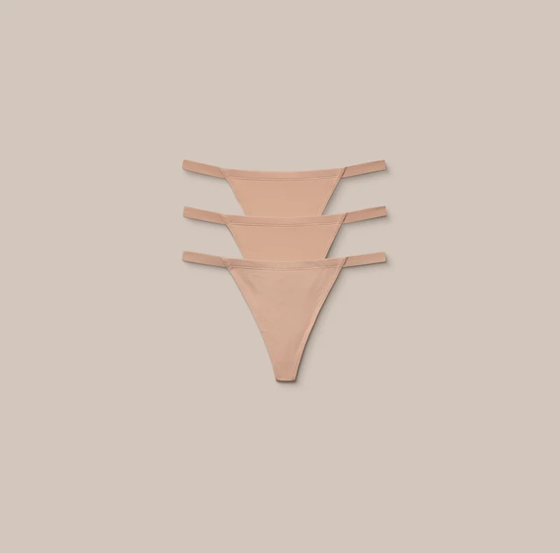 Basic G-Strings (Pack de 3) - Miel