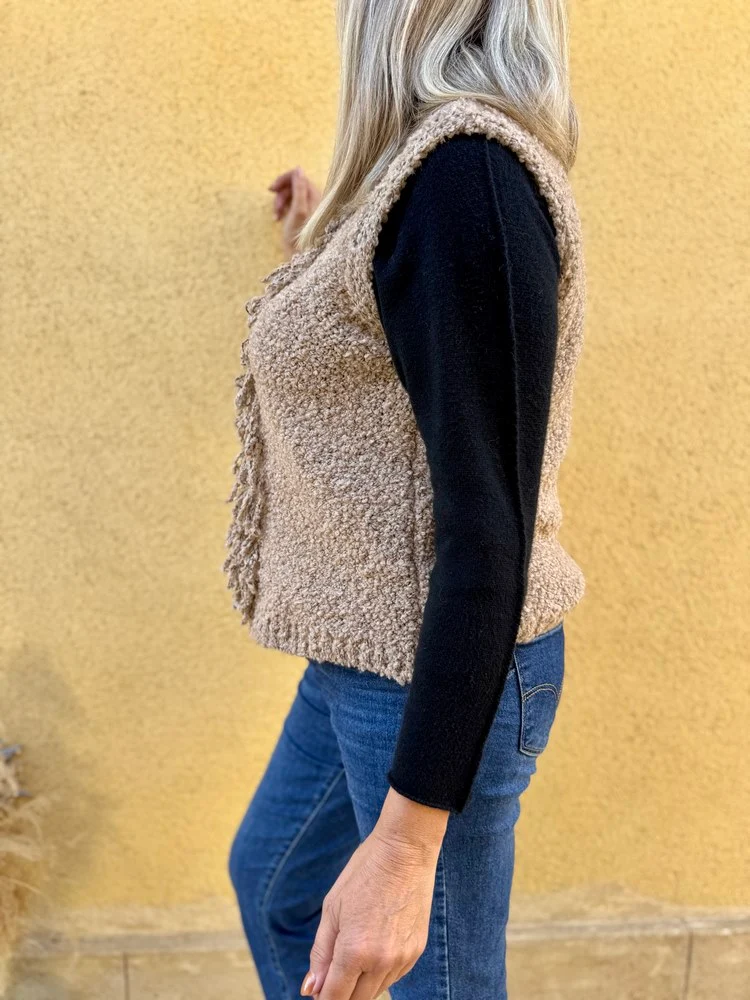 Gilet sans manches Luciano camel