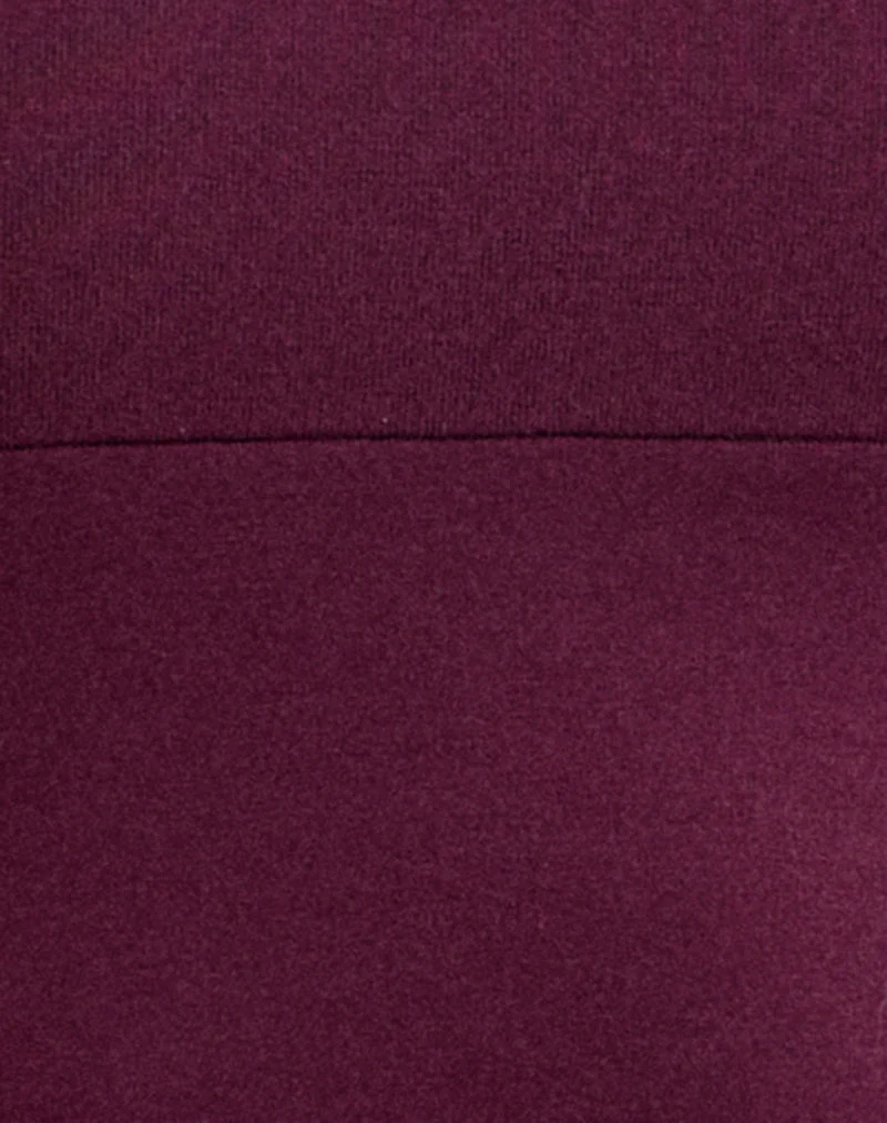Mini-robe Belica, couleur violet foncé