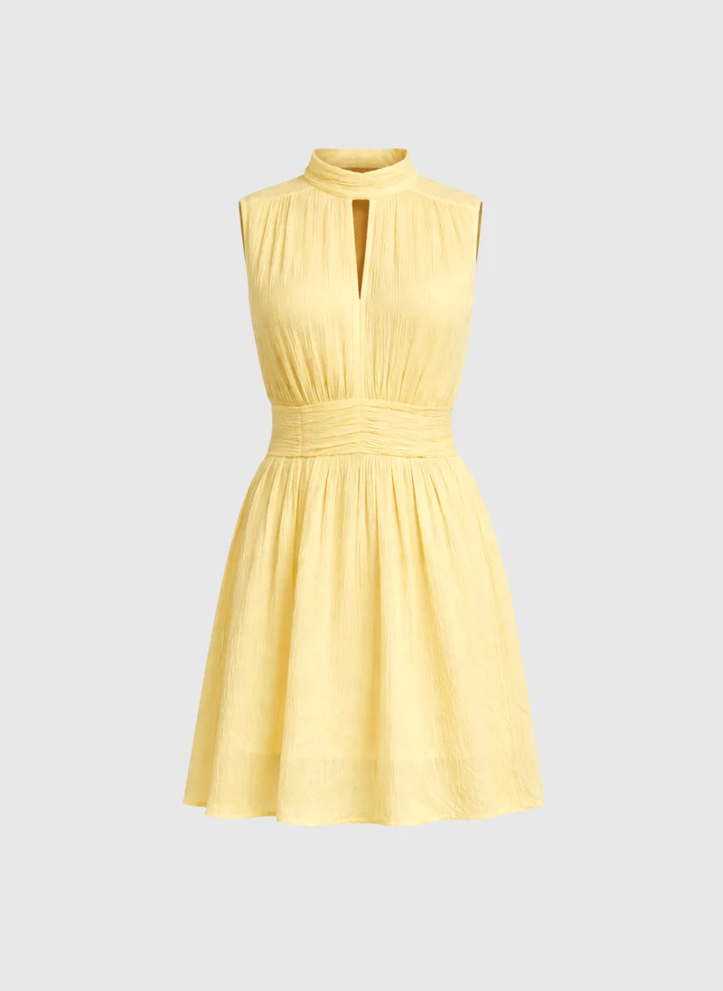 ROBE COURTE ORLEANE paille